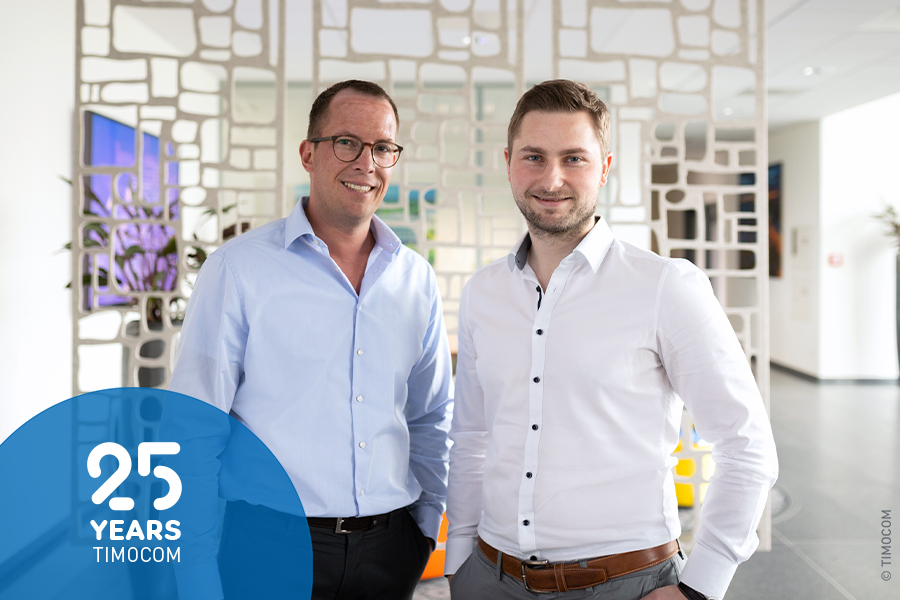 Sebastian Lehnen a Tim Thiermann riadia FreightTech firmu TIMOCOM.